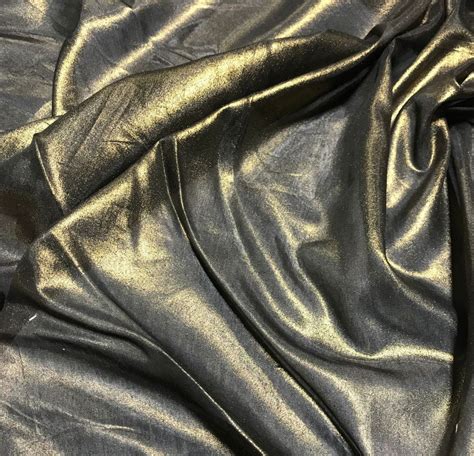 black gold metallic cotton fabric|black and gold fabric texture.